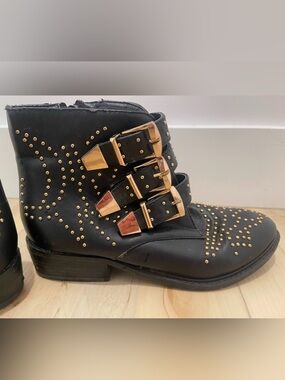 Sugar faux leather boots